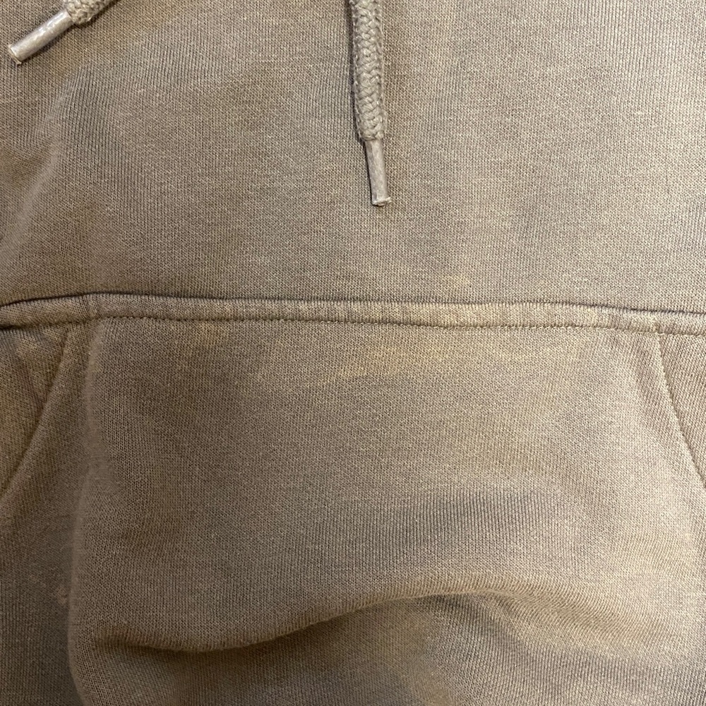 H&M (Divided) Women’s Cropped Hoodie Olive Green Size Large - Picture 3 of 6